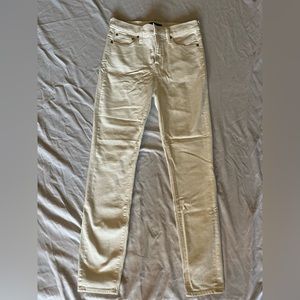 J. Crew white skinny jeans size 26
